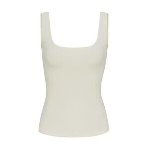 Skims Cotton Jersey Tank in Bone